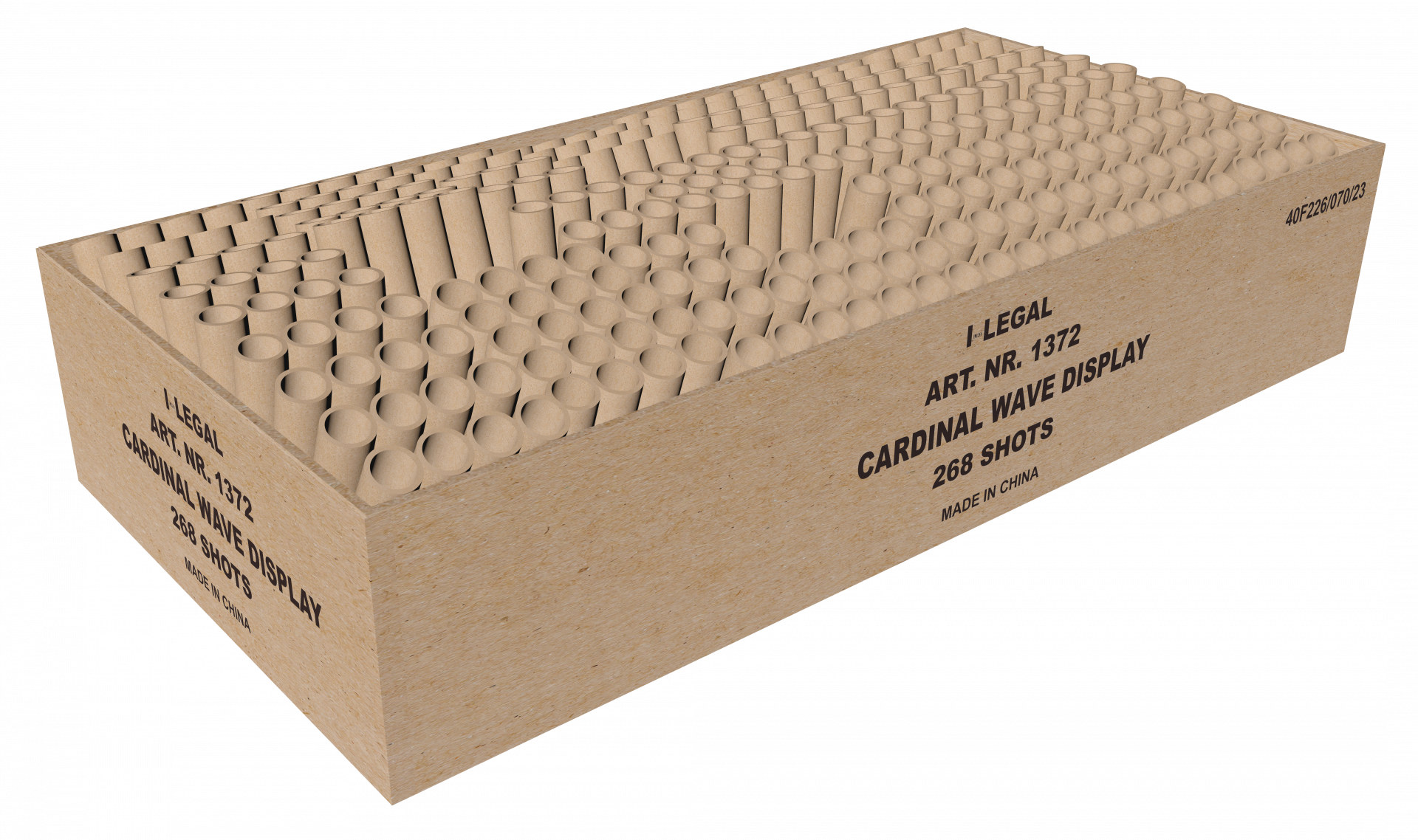 Cardinal Wave Display 268 shots