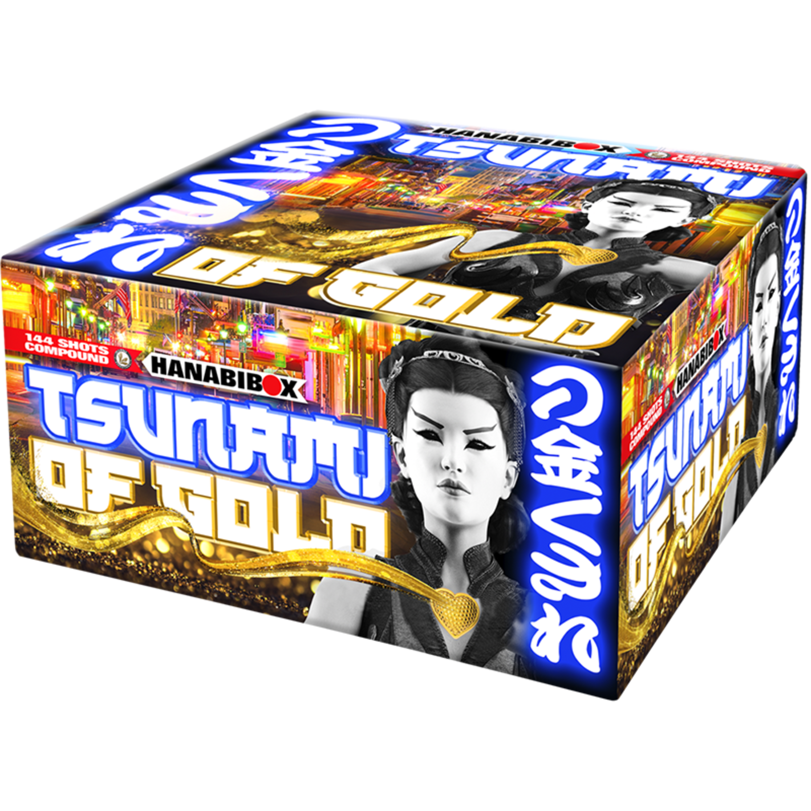 Lesli Vuurwerk Tsunami Of Gold 144 shots