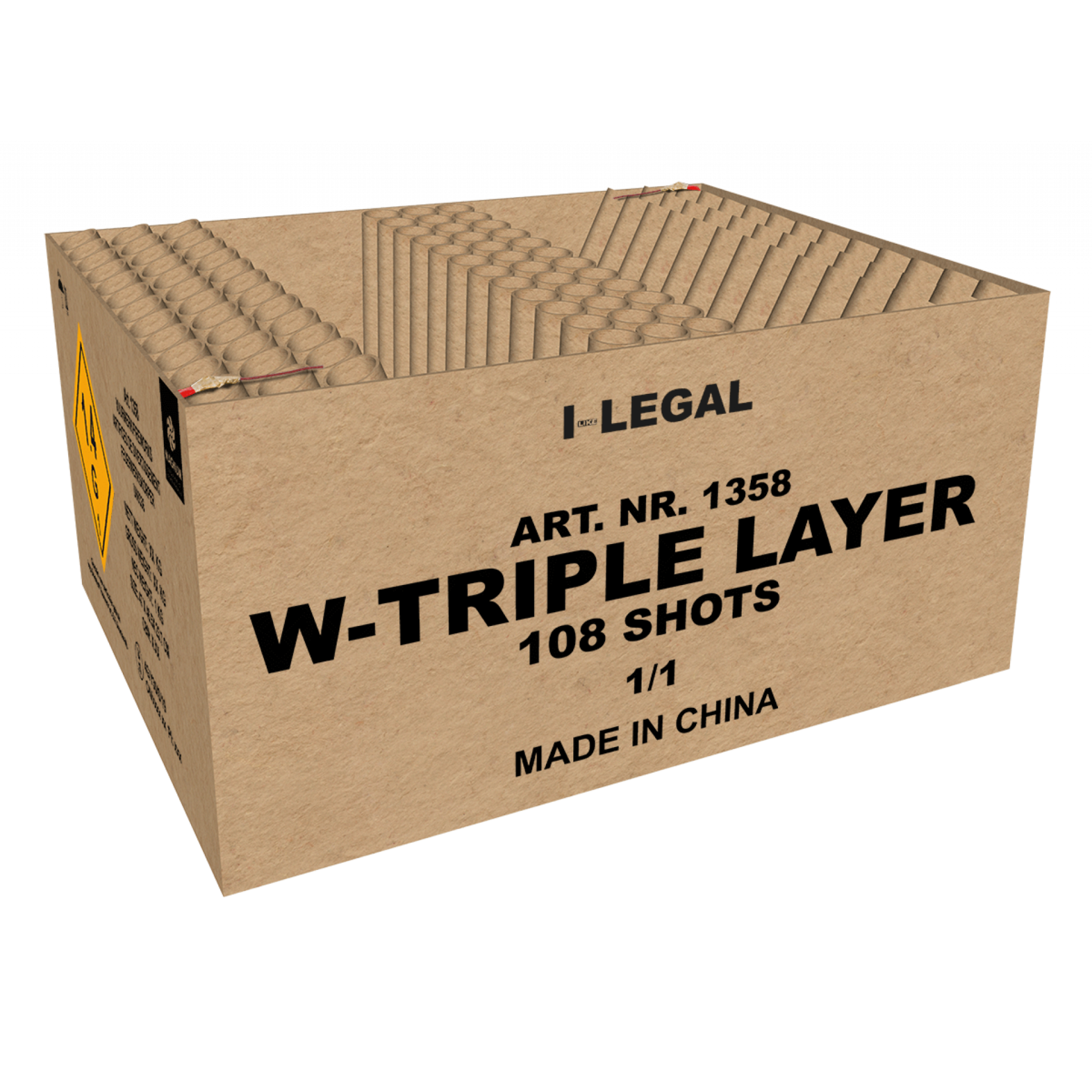 Magnum Vuurwerk W-Triple Layer 108 schuss