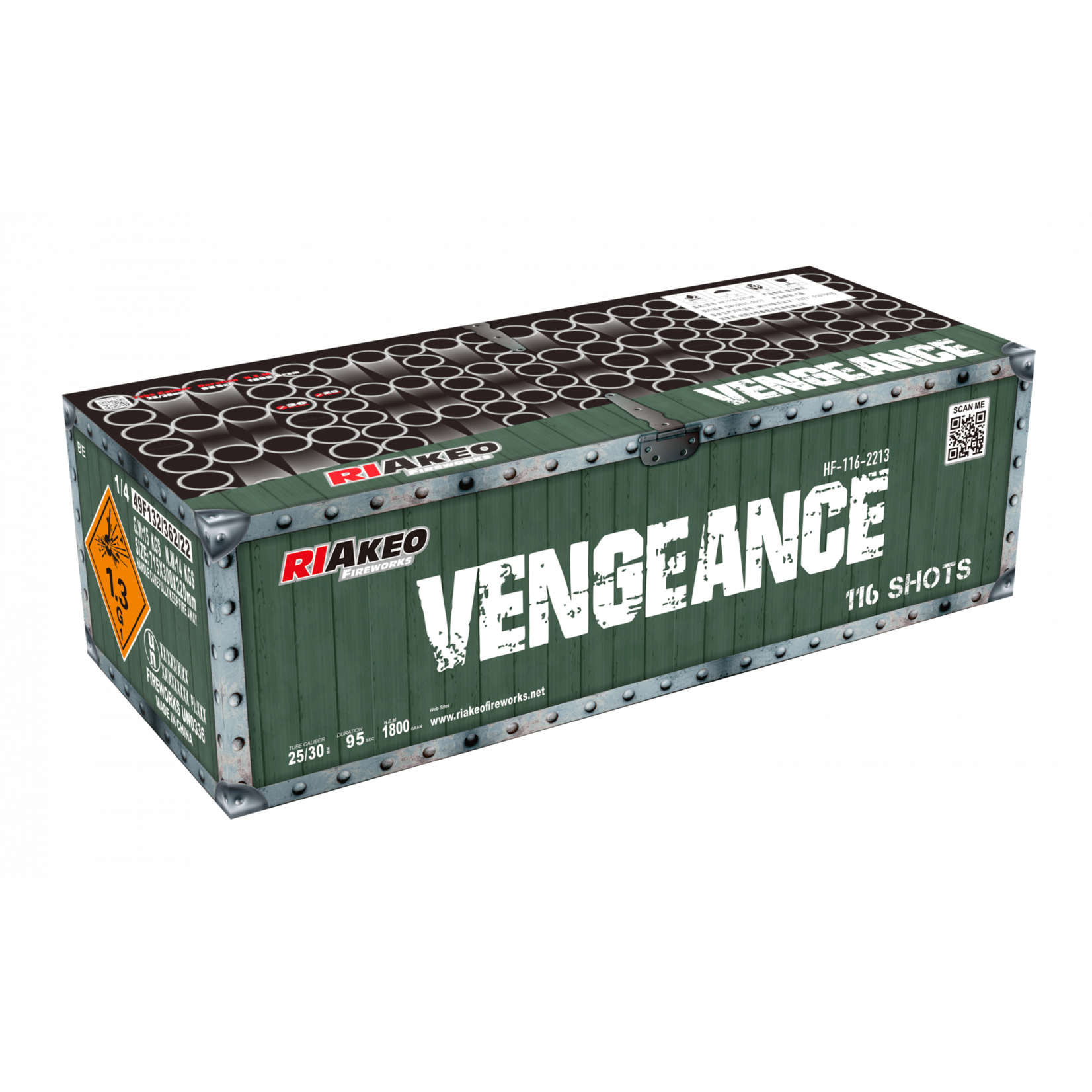 Riakeo Fireworks Vengeance 116 Shots