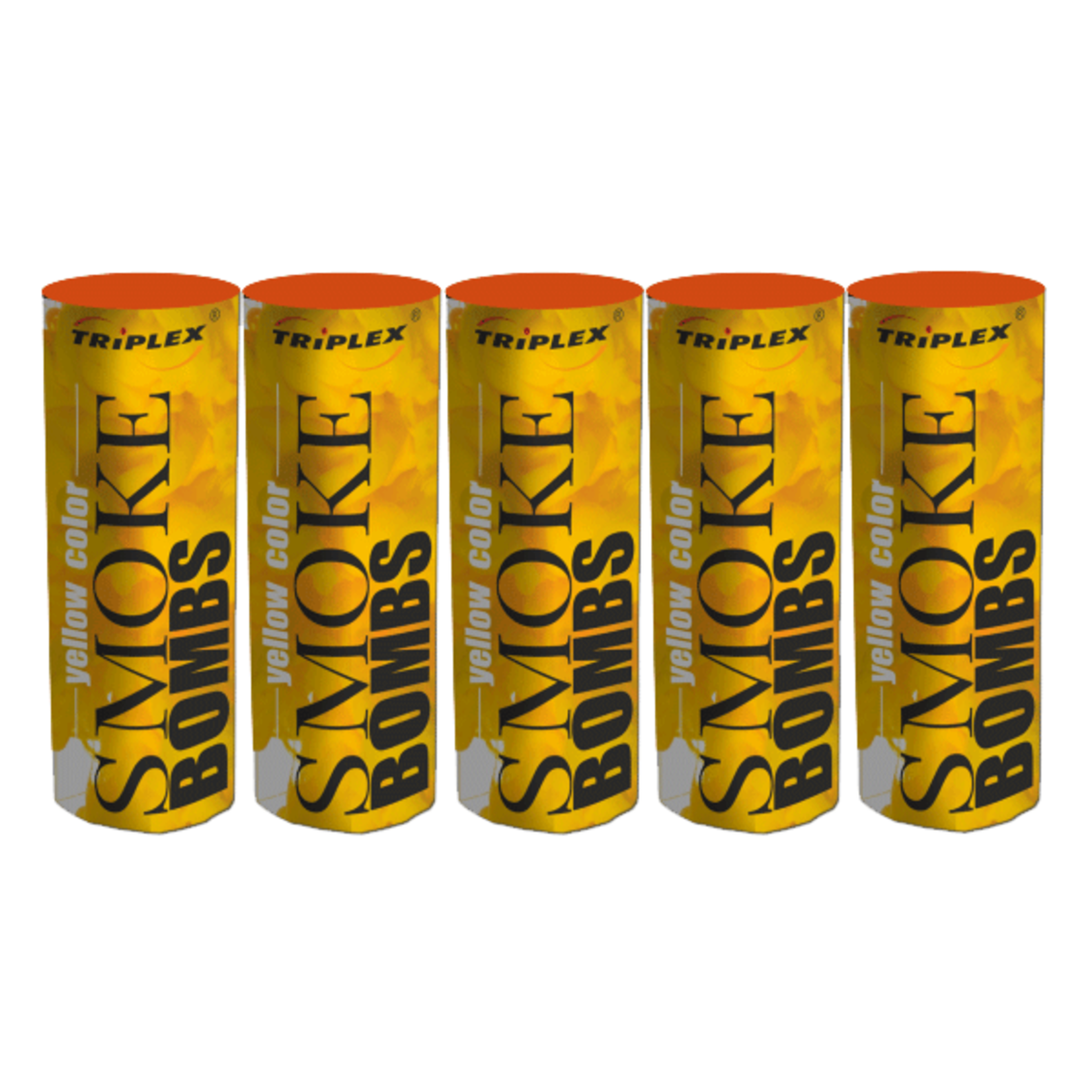 Triplex Fireworks Smoke Yellow 5st. T1