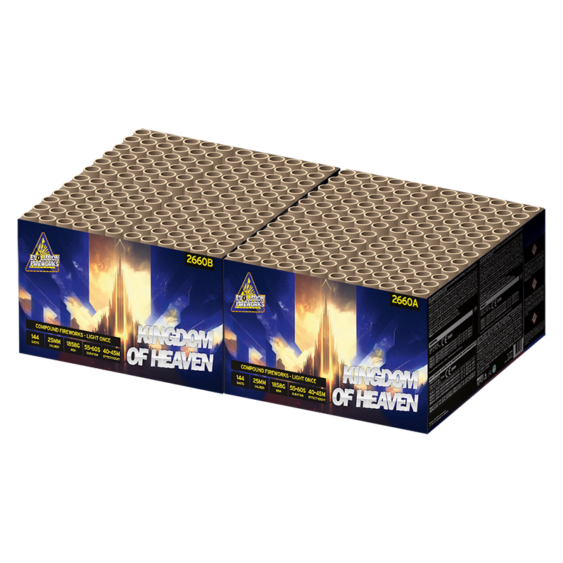 Kingdom of Heaven 2x144 shots 25mm