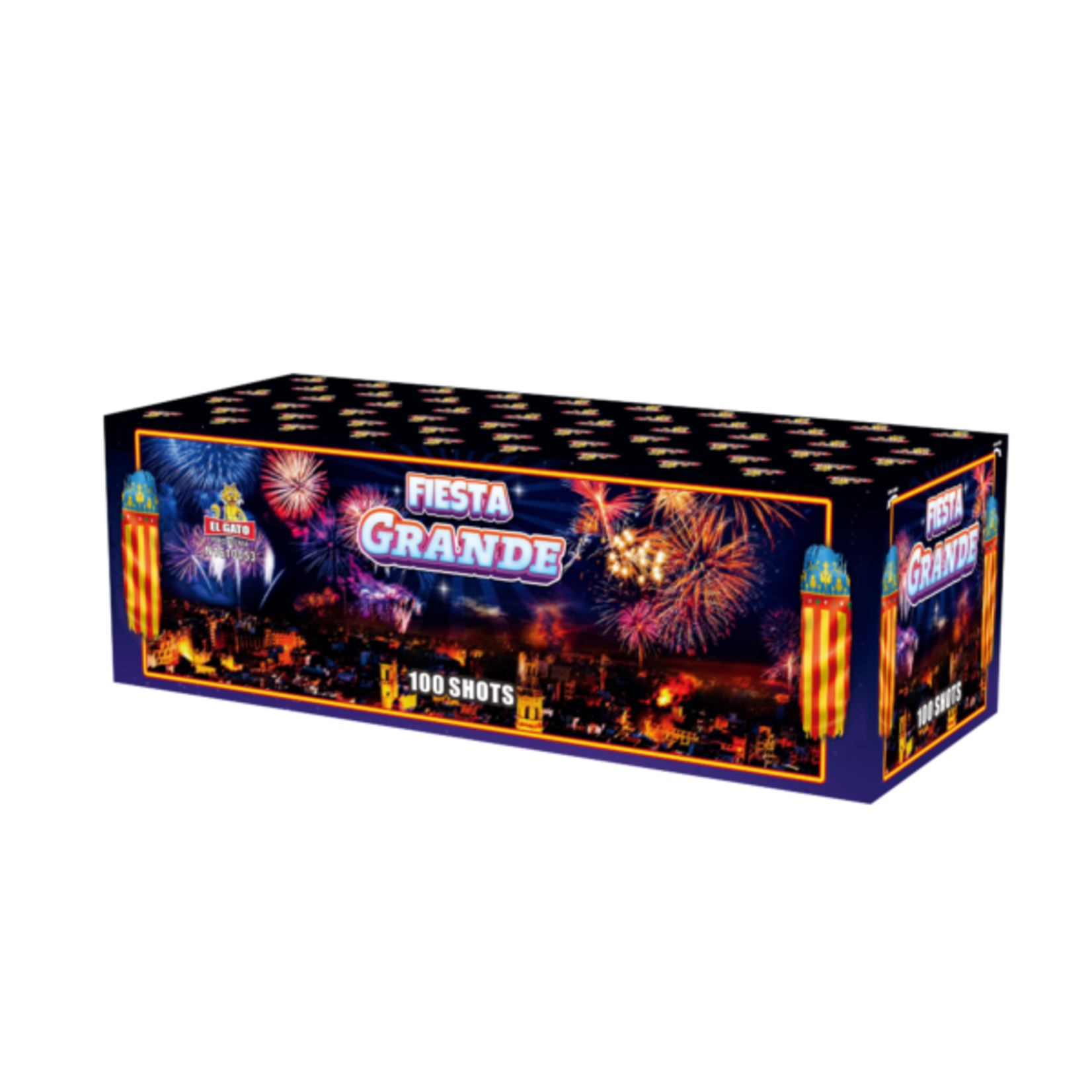 El Gato Vuurwerk Fiesta Grande (batch25) 100 Shots