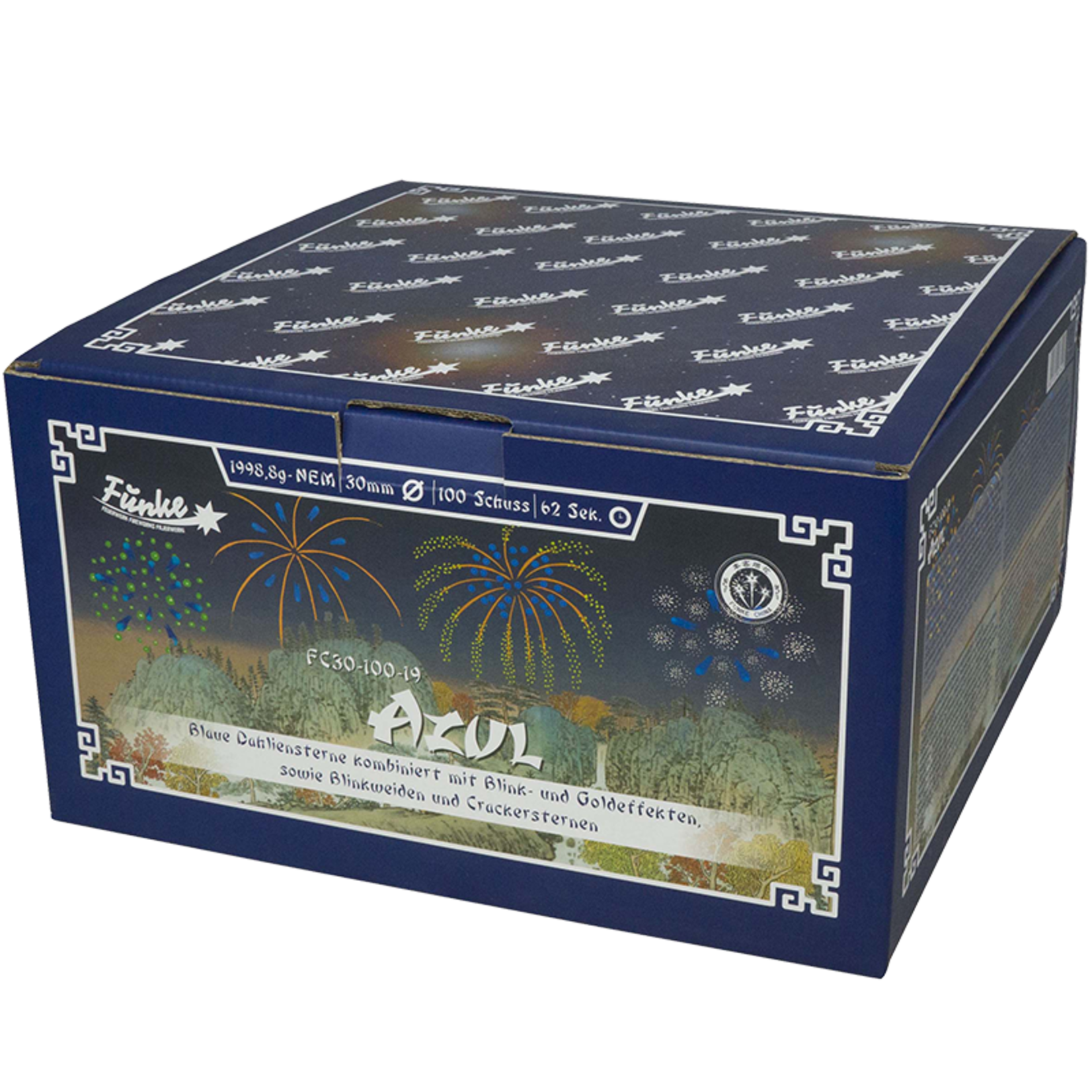 Funke Fireworks Azul 100 Shots