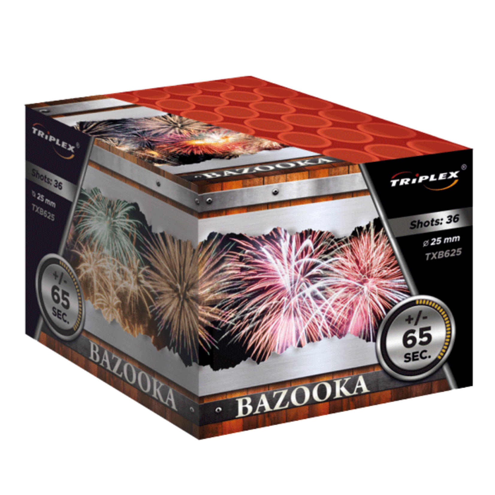 Triplex Fireworks TXB625 Bazooka 36 shots